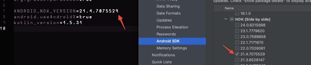 Android NDK Configuration